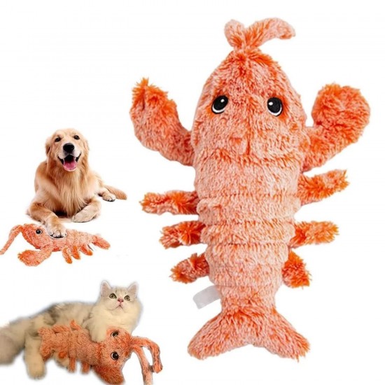 Wholesale Pet Cat Dogs Toy USB Electric Simulation Dancing Moving Floppy Lobster Shape Chew Stuffed Toy Pet Interactive Toys Wholesale Pet Cat Dogs Toy USB Electric Simulation Dancing Moving Floppy Lobster Shape Chew Stuffed Toy Pet Interactive Toys