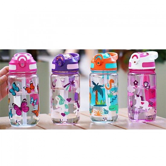 Transparent Cute Baby PC Water Bottle BPA-Free Plastic Sipper Cup Straw Fancy Kid's School Drinking Bottle Customised Sippy Cup Transparent Cute Baby PC Water Bottle BPA-Free Plastic Sipper Cup Straw Fancy Kid's School Drinking Bottle Customised Sippy Cup