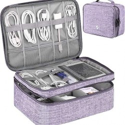 Free Sample Digital storage on-the-go with large capacity portable electronic organizer Waterproof Cable Organizer Bag