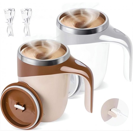 2025 Upgrade Reusable Coffee Mug Rechargeable Electric Self Stirring Coffee Mug Rotatable Metal Coffee Mugs High Speed Mixing 2025 Upgrade Reusable Coffee Mug Rechargeable Electric Self Stirring Coffee Mug Rotatable Metal Coffee Mugs High Speed Mixing