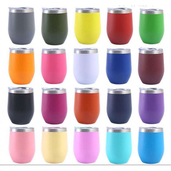OEM/ODM 12oz Egg Shape Double Wall Stainless Steel Vacuum cup Thermal Travel Coffee Wine Mug Insulated wine Tumbler OEM/ODM 12oz Egg Shape Double Wall Stainless Steel Vacuum cup Thermal Travel Coffee Wine Mug Insulated wine Tumbler