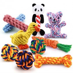Hot Selling Luxury Cotton Rope Dog Toy with Different Designs for Cats and Dogs Made from Soft Satin Material dog toys luxury