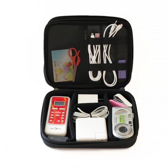 Electronic Organizer Travel Universal Cable Organizer Bag Electronics Accessories Cases for Cable, Charger, Phone, USB, SD Card Electronic Organizer Travel Universal Cable Organizer Bag Electronics Accessories Cases for Cable, Charger, Phone, USB, SD Card