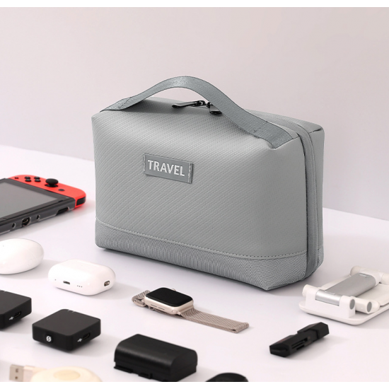 Multifunctional Travel Digital Cable Storage Bag Lightweight Waterproof Travel Electronic Accessories Organizer Multifunctional Travel Digital Cable Storage Bag Lightweight Waterproof Travel Electronic Accessories Organizer