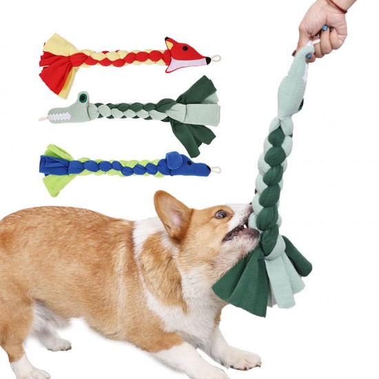 Direct factory interactive dog toy Animal Design Dog Fleece Rope Teaser Toy Replacement to Chase and Tug Interactivet dog Chew Direct factory interactive dog toy Animal Design Dog Fleece Rope Teaser Toy Replacement to Chase and Tug Interactivet dog Chew