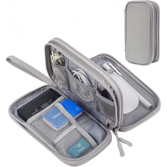 Cable Storage Bag for Cord Electronic Organizer Pouch Electronic Accessories Carry Case Travel Cable Organizer Bag Tech Pouch Cable Storage Bag for Cord Electronic Organizer Pouch Electronic Accessories Carry Case Travel Cable Organizer Bag Tech Pouch