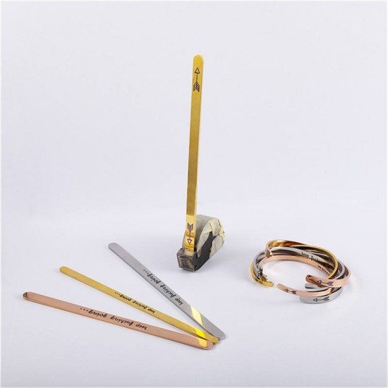 Jewelry Making Supplies Custom Engraved Stainless Steel Open Diy Vertical Bar Cuff Blank Bangle Jewelry Making Supplies Custom Engraved Stainless Steel Open Diy Vertical Bar Cuff Blank Bangle