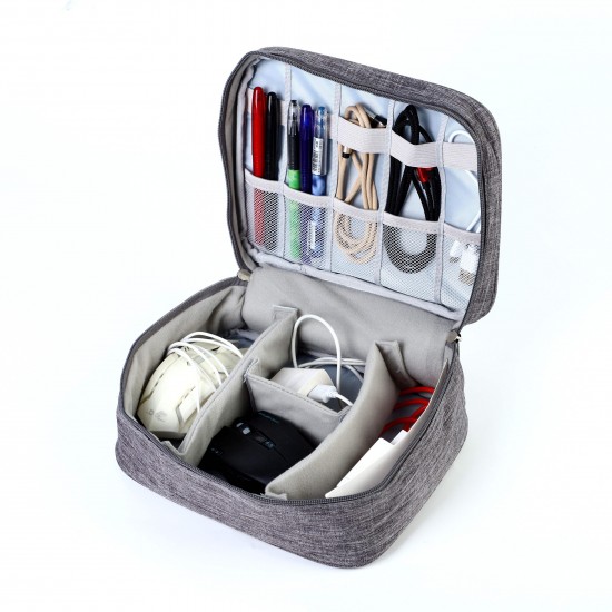 Double Layers Travel Gadget Portable Waterproof Data Cable Case Electronics Accessories Organizer Carry Bag Digital Storage Bags Double Layers Travel Gadget Portable Waterproof Data Cable Case Electronics Accessories Organizer Carry Bag Digital Storage Bags