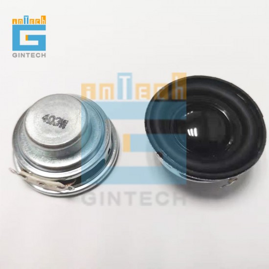 1.5 40 毫米迷你便携音箱 4ohm 3 W 全频率立体声小型高保真音箱 1.5 40 毫米迷你便携音箱 4ohm 3 W 全频率立体声小型高保真音箱