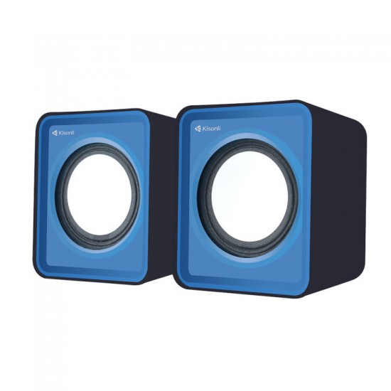 台式迷你扬声器便携式USB电脑有线2.0扬声器,带3.5毫米插孔音乐播放器 台式迷你扬声器便携式USB电脑有线2.0扬声器,带3.5毫米插孔音乐播放器