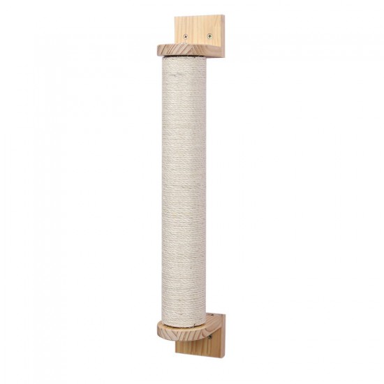 Custom Sisal Rope cat Scratching Post toy Wall Mount Wooden cat Scratching Post For Indoor cats Custom Sisal Rope cat Scratching Post toy Wall Mount Wooden cat Scratching Post For Indoor cats