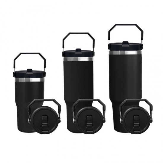 Custom 40oz Stainless Steel Vacuum Tumbler with Handle Modern Travel Mugs Camping Sustainable Tumbler with Lid and Flip Straw Custom 40oz Stainless Steel Vacuum Tumbler with Handle Modern Travel Mugs Camping Sustainable Tumbler with Lid and Flip Straw