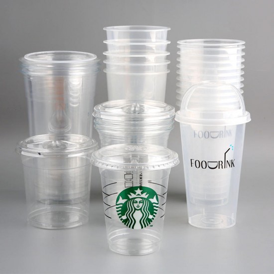 Newsense 8oz 16oz 32 Oz Bubble Tea Custom Logo Print Pet Pla Cold Drink With Lid Transparent Clear Coffee Disposable Plastic cup Newsense 8oz 16oz 32 Oz Bubble Tea Custom Logo Print Pet Pla Cold Drink With Lid Transparent Clear Coffee Disposable Plastic cup