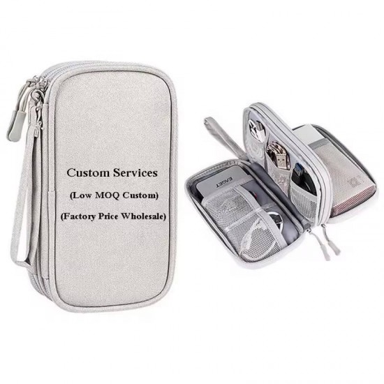 Electronic Organizer Pouch Bag 3 Compartments Travel Cable Organizer Bag Pouch Portable Electronic Phone Accessories Storage Electronic Organizer Pouch Bag 3 Compartments Travel Cable Organizer Bag Pouch Portable Electronic Phone Accessories Storage