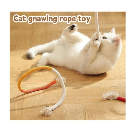 New cat tear-grinding rope toy catnip gall fruit for cats and dogs universal wear resistant bite cat toy New cat tear-grinding rope toy catnip gall fruit for cats and dogs universal wear resistant bite cat toy