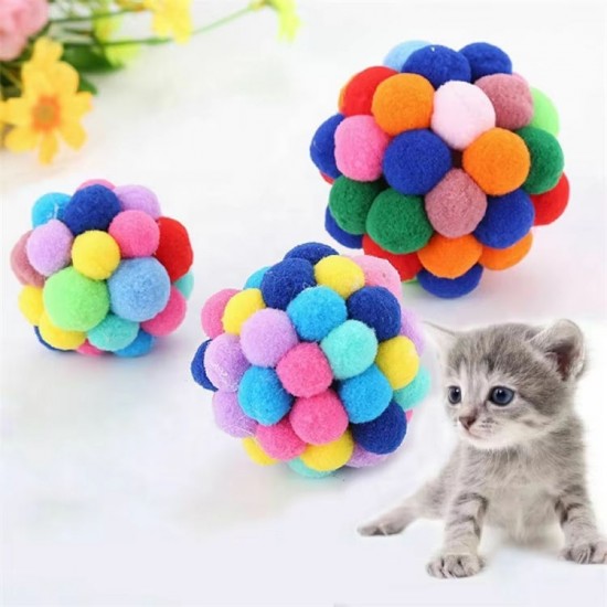 Sustainable Plush Pet Toy Interactive Sound Ball for Small Dogs Cats Bite-Resistant Self-Pleasure Relief round Shape Scratch Toy Sustainable Plush Pet Toy Interactive Sound Ball for Small Dogs Cats Bite-Resistant Self-Pleasure Relief round Shape Scratch Toy