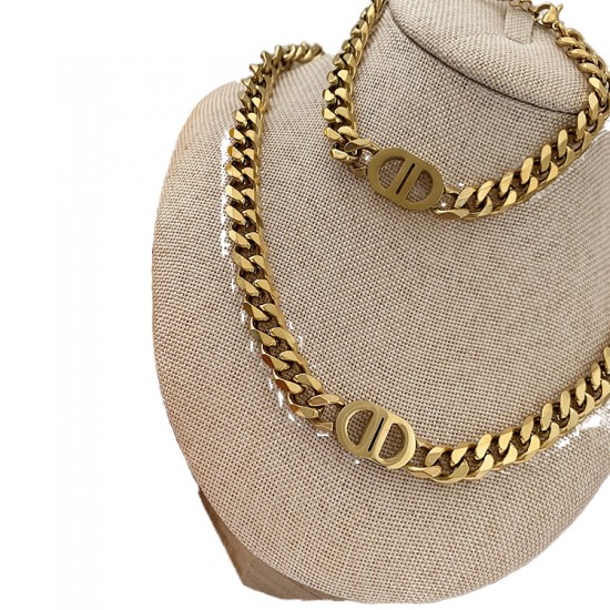 Fashion jewelry 2023 women stainless steel necklace design jewelry DD dainty gold necklace bracelet femme fine jewelry Fashion jewelry 2023 women stainless steel necklace design jewelry DD dainty gold necklace bracelet femme fine jewelry