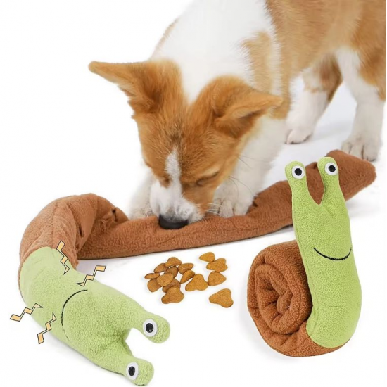 Pet Sniffing Plush Snails Tibetan Food Puzzle Interactive Cat Dog Puzzle Toy Feeder Dog Squeak Toys Pet Sniffing Plush Snails Tibetan Food Puzzle Interactive Cat Dog Puzzle Toy Feeder Dog Squeak Toys
