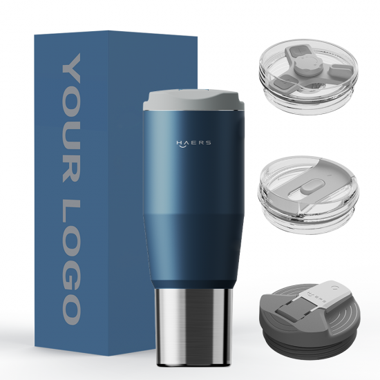 HAERS Stainless Steel vacuum Travel Mug Adventure Sport Bottles 40oz Tumbler With Handle HAERS Stainless Steel vacuum Travel Mug Adventure Sport Bottles 40oz Tumbler With Handle